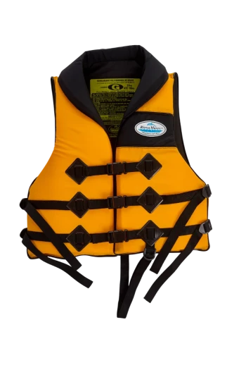 Colete Salva Vidas Homologado Classe V HCG Laranja Gola Preto